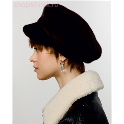 Тэра Кепка женская экомех норка (56-58)
