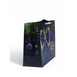 Пакет подарочный ламинированный «Синий», XL 49 × 40 × 19 см