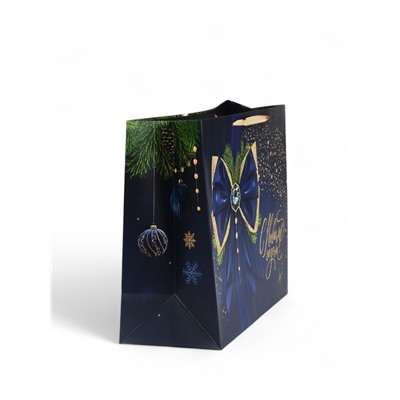 Пакет подарочный ламинированный «Синий», XL 49 × 40 × 19 см