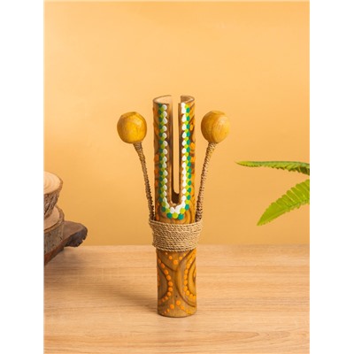 Сувенирный музыкальный инструмент «Тек тек», 20×10×4 см, бамбук