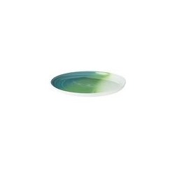 Тарелка 28см (h-2см) обеденная ALABASTER GREEN, стекло