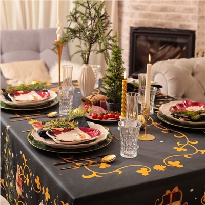 Набор новогодний «Этель» Fairy tale: скатерть 150×110 см ±3 см с ВГМО, салфетки 40×40 см, 4 шт.