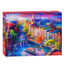Пазлы 1000 "Амстердам с высоты птичьего полета"
