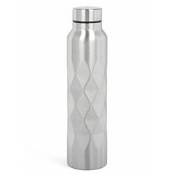 УЦЕНКА Бутылка для воды, 1 л, 24×7 см, хром