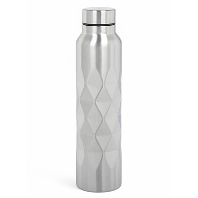 УЦЕНКА Бутылка для воды, 1 л, 24×7 см, хром