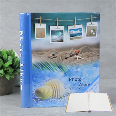 Фотоальбом магнитный 20 листов Море / 031H /уп 40/микс 4 вида