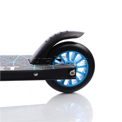 Самокат-снегокат трюковой в коробке (синий)