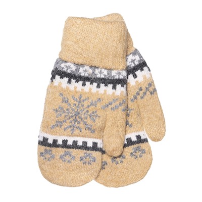 Варежки жен. Verita снежинка