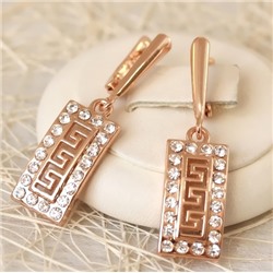Серьги позолота H01-14624