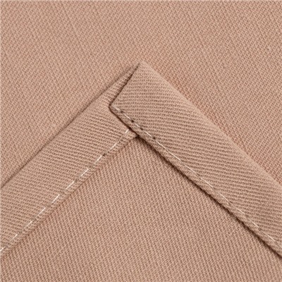 Полотенце кухонное «Этель» Kitchen, 40×73 см, бежевое, хлопок 100%, саржа 220 г/м²