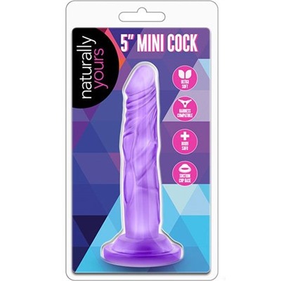 Фиолетовый фаллоимитатор 5 Inch Mini Cock - 14,6 см.