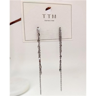 Серьги из стали