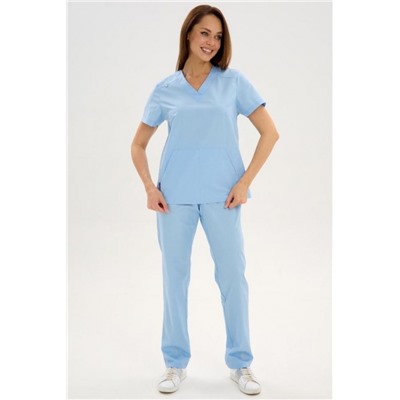 Костюм женский 555 (Холодный голубой)
