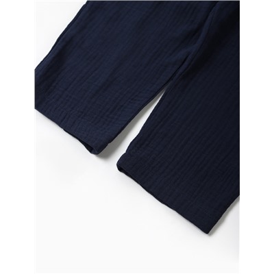 Брюки «Крошка Я. Муслин», рост 68 см, синие