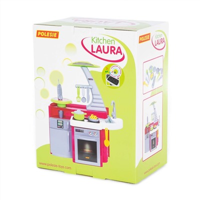 Полесье Набор "Кухня Laura" с варочной панелью (в коробке)