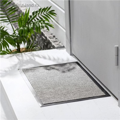 УЦЕНКА Коврик влаговпитывающий Тuff, 60×90 см, серый