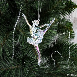 Новогоднее украшение Балерина 16 см / LC24Y-010 /уп 80/320/