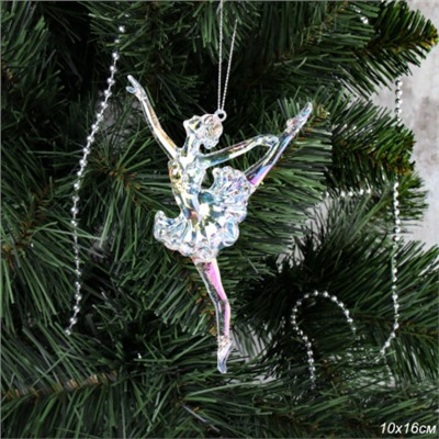 Новогоднее украшение Балерина 16 см / LC24Y-010 /уп 80/320/