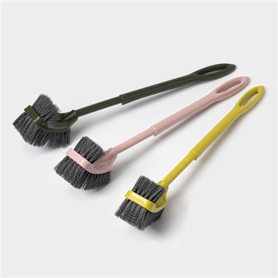 Щётка для уборки двойная Доляна, 49 см, цвет МИКС