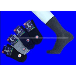 Носки мужские с крапивой и лайкрой лечебные с ослабленной резинкой арт. 5М