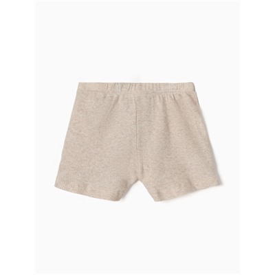 Шорты «Крошка Я» Melange, рост 62-68, бежевые