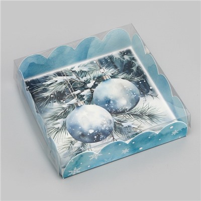 Коробка для печенья «Чудеса случается», 12×12×3 см, Новый год