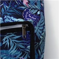 Кофр для хранения вещей Доляна «Тропики», 80×45×15 см, синий