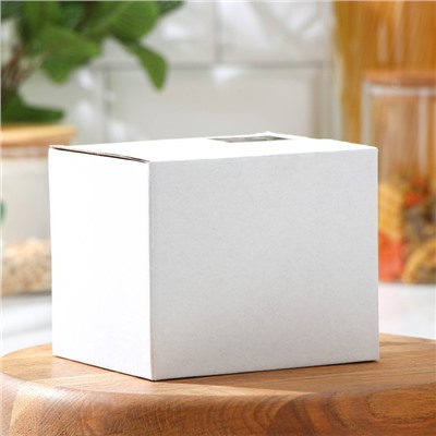 Банка для сыпучих продуктов Magistro «Эко», 800 мл, 9.5×13 см, с бамбуковой крышкой, стекло, прозрачная