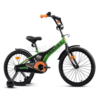 Велосипед 20" Rocket Phoenix, цвет зеленый