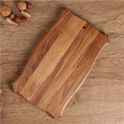 Доска разделочная и сервировочная Дарим Красиво «Восточная», массив дуба, 20×34×2.4 см