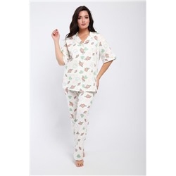 Пижама женская 24296 (Кремовый)
