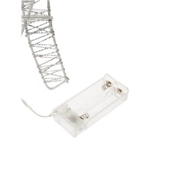 УЦЕНКА Фигура световая "Олень серый", 45х22х6 см, 20 LED, ААх2 (не в компл.), Т/БЕЛЫЙ