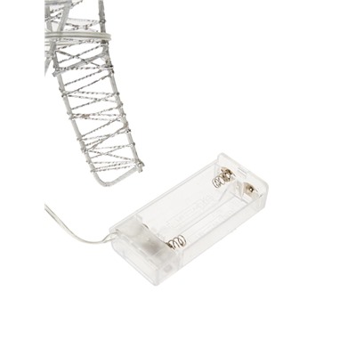 УЦЕНКА Фигура световая "Олень серый", 45х22х6 см, 20 LED, ААх2 (не в компл.), Т/БЕЛЫЙ