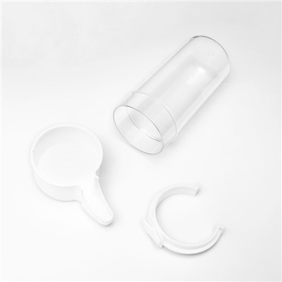 Поилка для птиц 6×13.5 см, 240 мл, белая