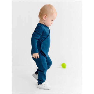 Комбинезон детский «Крошка Я» BASIC LINE, рост 68-74 см, синий