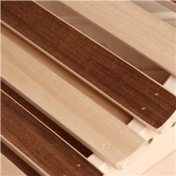 Подголовник анатомический для бани и сауны «Термо», 30×34×10 см, деревянный, «Добропаровъ»