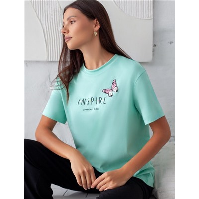 VILATTE Футболка D49.136