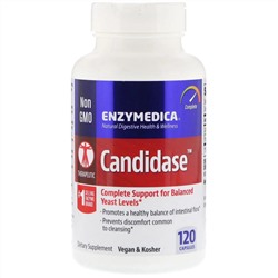 Enzymedica, Препарат Candidase, 120 капсул