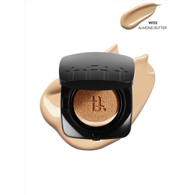 TFIT - КУШОН С АМИНОКОМПЛЕКСОМ И ЭКСТРАКТОМ ШАЛФЕЯ ТОН W02 ALMOND BUTTER LAYERING FIT GLOW CUSHION EX W02 ALMOND BUTTER SPF50+ PA++++, 12 ГР
