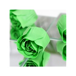 Мыльные розочки, зелёные, набор 3 шт.