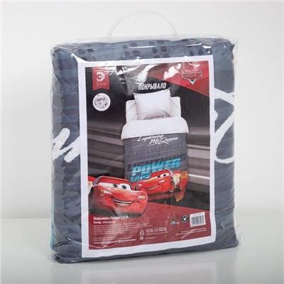 Покрывало детское «Тачки» 1.5 сп, 145×210 см, микрофибра