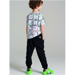 Комплект трикотажный для мальчиков: фуфайка (футболка), брюки