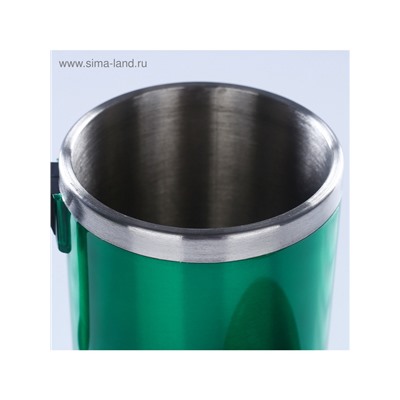 Термокружка, 450 мл, сохраняет тепло 2 ч, 11×12 см, зелёная