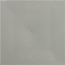 Кашпо для цветов со вставкой «Ротанг», 21 л (11.2 л), белое