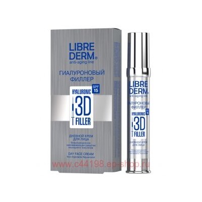 LIBREDERM Гиалуроновый Крем 3D-Филлер дневной для лица SPF15 30 мл