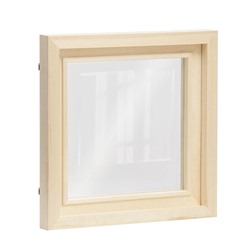 Окно, 50×50см, двойное стекло ЛИПА