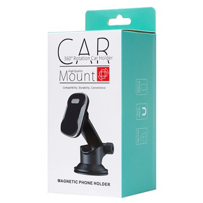 Держатель автомобильный - магнитный Matte на приборную панель (black/matte grey)