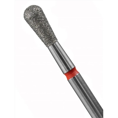 MANITA Фреза алмазная груша для аппаратного маникюра 856.104.237.070.033 ФАОКС-3.3-7 М, красная насечка, ø 3,3 мм, 5 шт. 28338