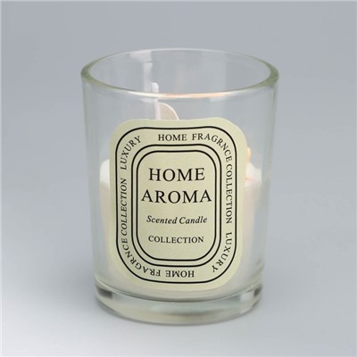 Ароматическая свеча в стакане Sweet Love, гардения, 5.5×6.5 см