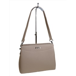 Женская сумка из искусственной кожи, цвет светло бежевый